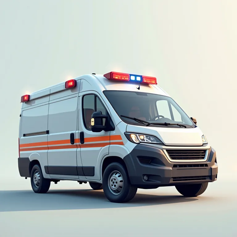 Illustration of an ambulance