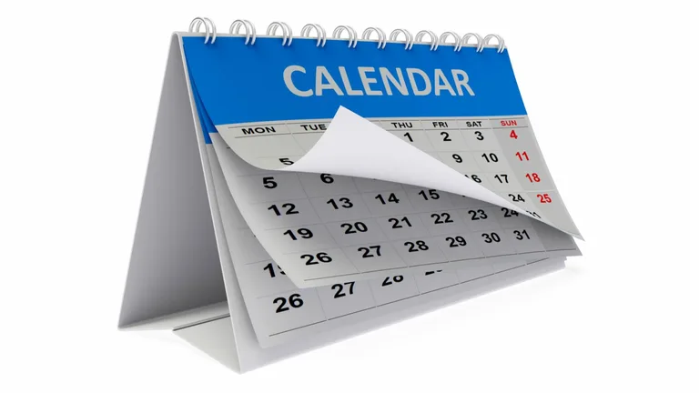 Desk calendar